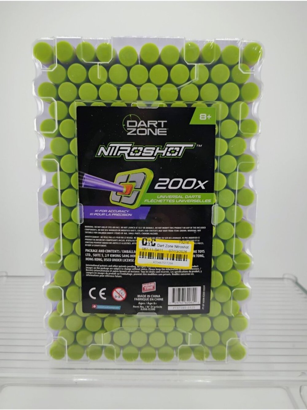 Dart Zone NitroShot 200x Universal Foam Darts For Ages 8+